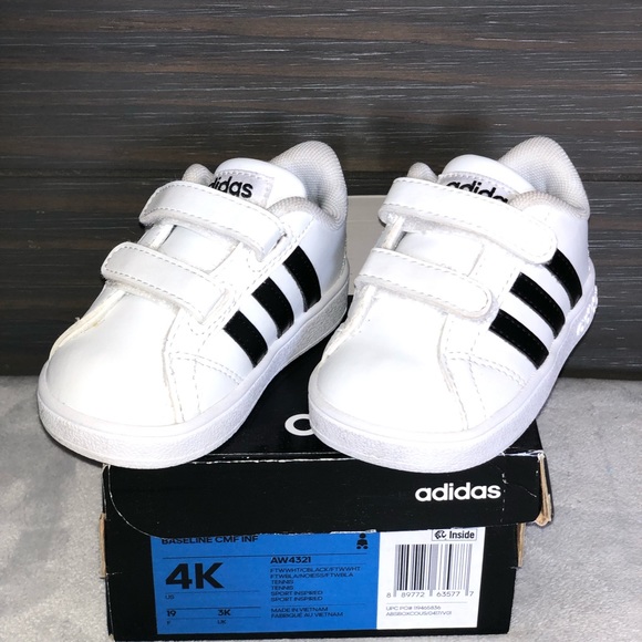 adidas Shoes | Adidas Baseline Cmf Toddler Size 4c | Poshmark